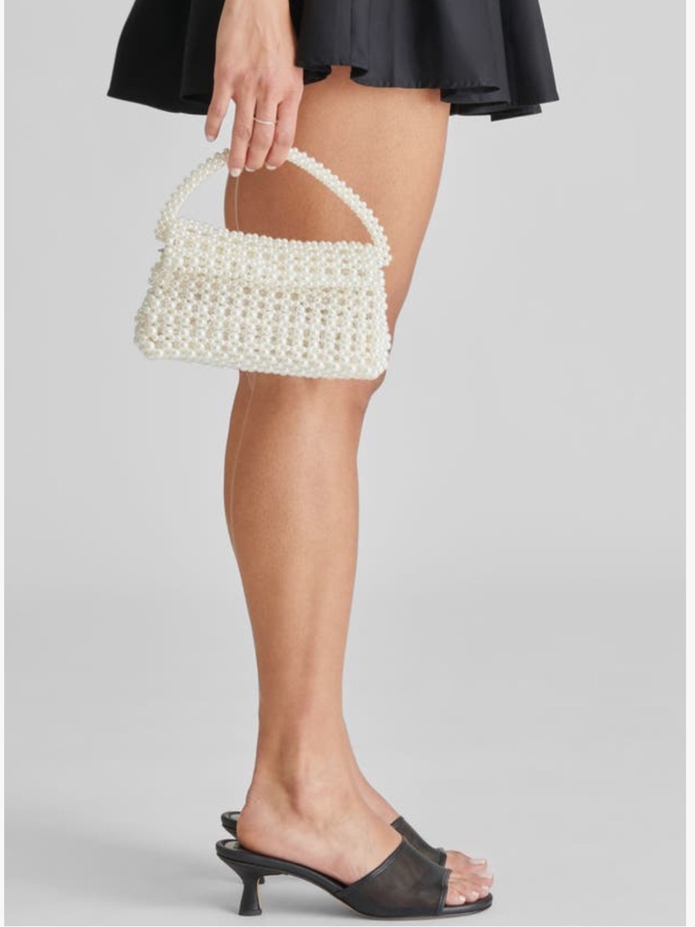 🆕{Dolce Vita} Elloise Pearl-Embellished Mini Handbag